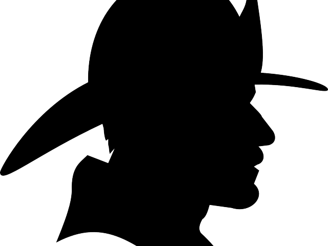 Firefighter Silhouette Cliparts - Put Out Pillow Case (640x480)