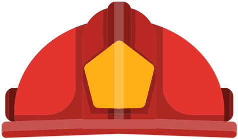 Firefighter Hat Clipart Transparent Png - Casco De Bombero Dibujo (512x512)