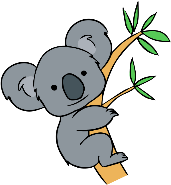 Free To Use Public Domain Koala Clip Art - Koala Clipart (615x664)