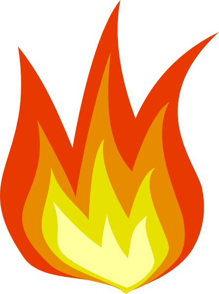 Fire - Flames - Clipart - Fire Clipart Transparent Background (728x977)