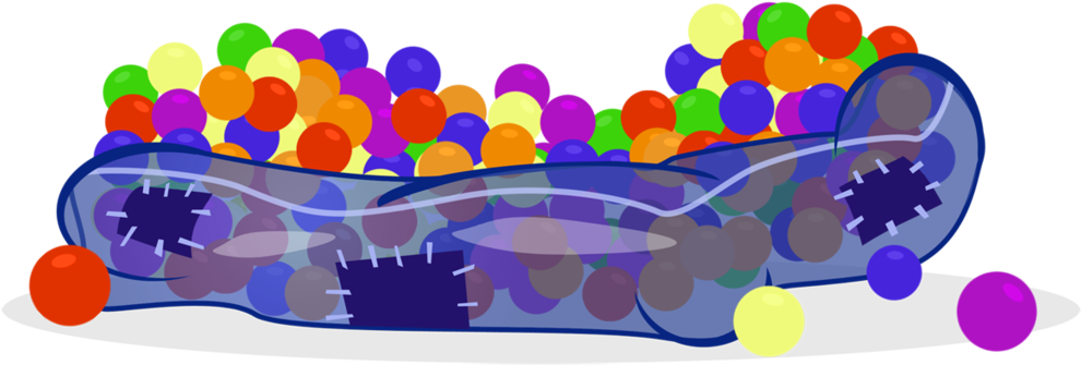 Ballpit By Pixelkitties - Cartoon Ball Pit Png (1200x470)