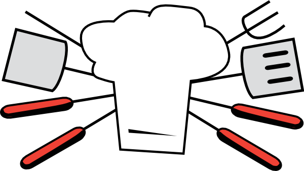 Bbq Barbecue Clip Art Free Barbeque Explosion Clipart - Grill Utensils Clip Art (600x338)