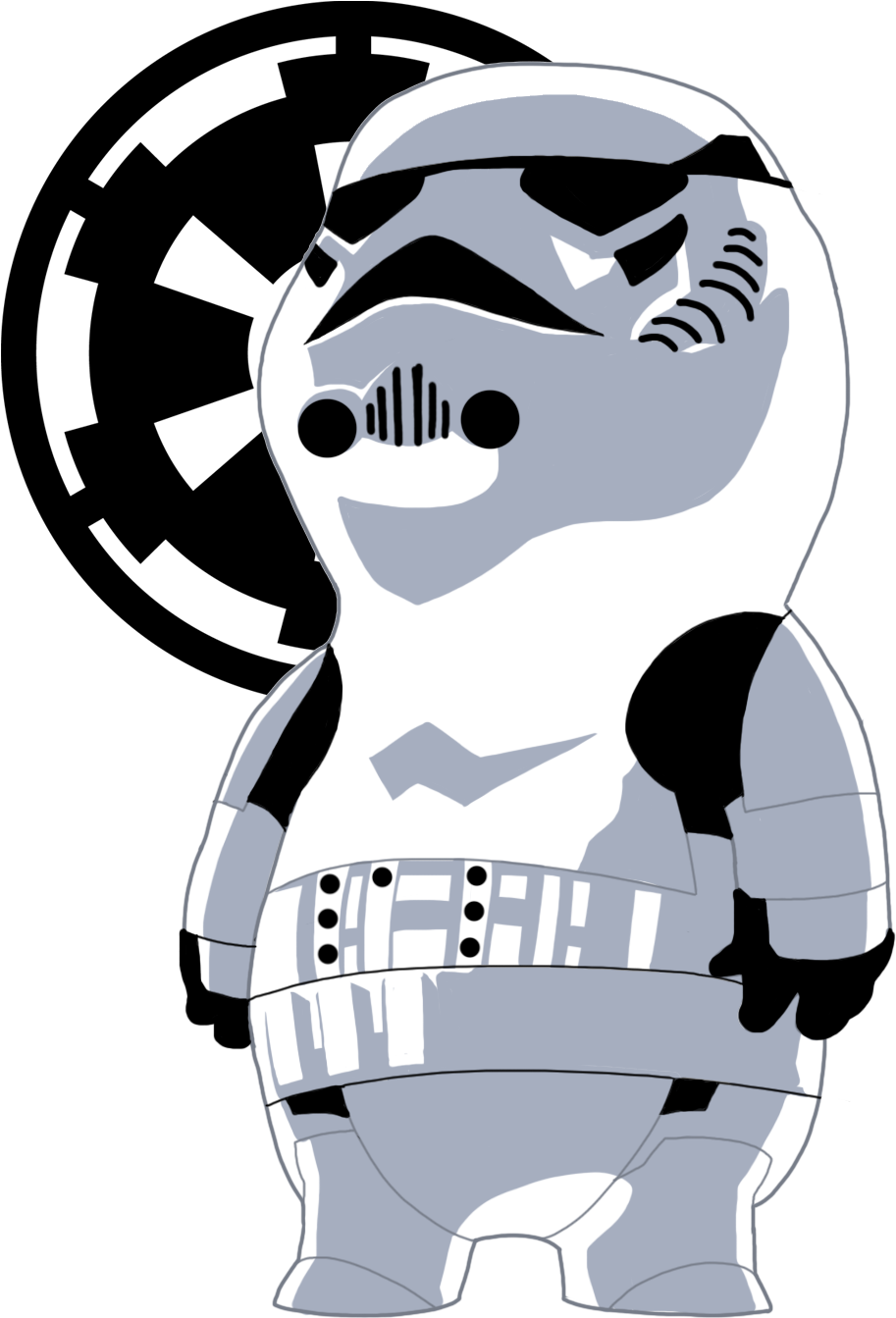 Astonishing Stormtrooper Clipart Helmet Vector Clip - Galactic Empire (1000x1450)