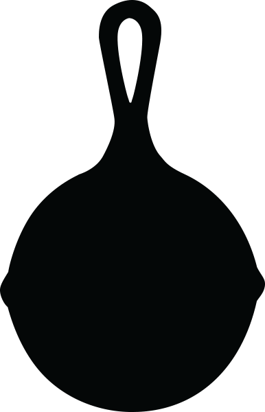 Cast Iron Skillet - Cast Iron Skillet Logo (386x600)