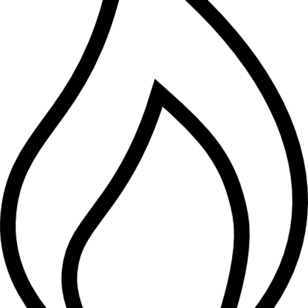 Flame Clipart Black And White Flame 15 Clip Art At - Flame Clipart Black And White Flame 15 Clip Art At (1024x1024)