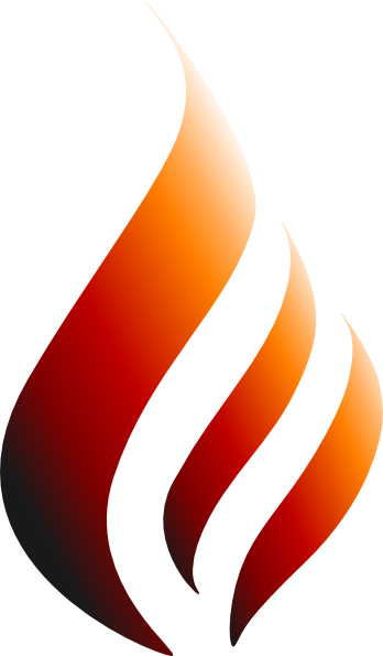 How To Set Use Red Orange Logo Flame Svg Vector - Red And Orange Flame (348x595)
