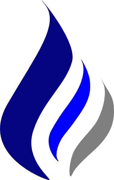 Hili Gas Flame Clip Art At Clker - Purple Flame (378x596)