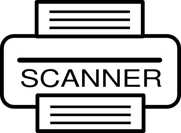 Scanner Clipart (600x441)