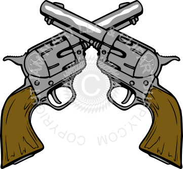 Free John Deere Tractor Clipart Image Free Crossed - Crossed Guns Clipart (361x333)