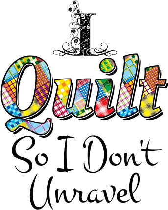 I Quilt So I Don't Unravel - Illustration (440x440)
