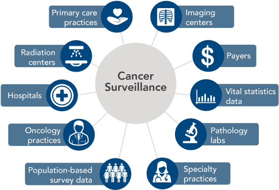 Potential Sources Of Cancer Surveillance Data Include - Data Sources For Surveillance (739x388)