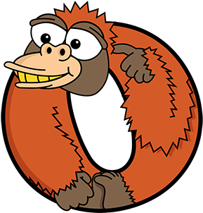 Orangutan - Alphabetimals Orangutan (400x400)