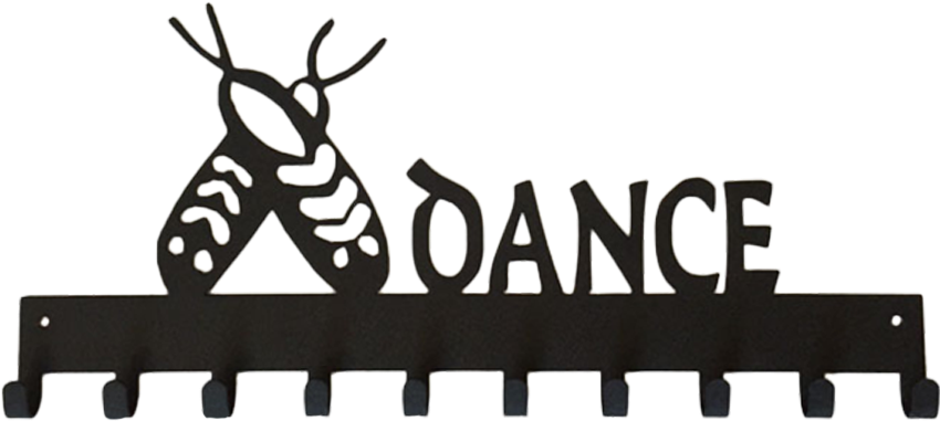 Irish Dance With Shoes Black 10 Hook Medal Display - Irish Dance Medal Holder (900x400)