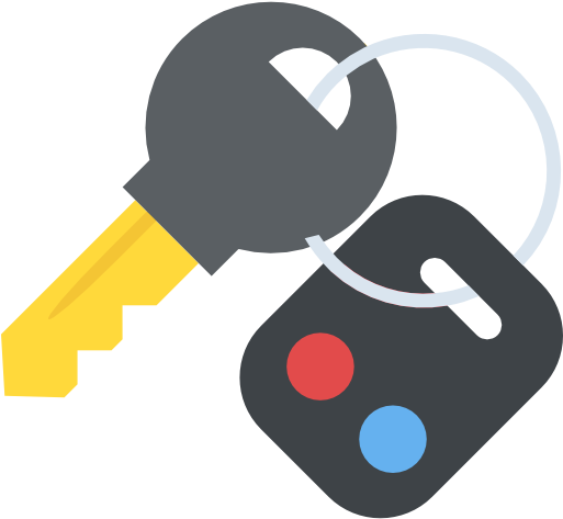 Car Key Free Icon - Key (512x512)
