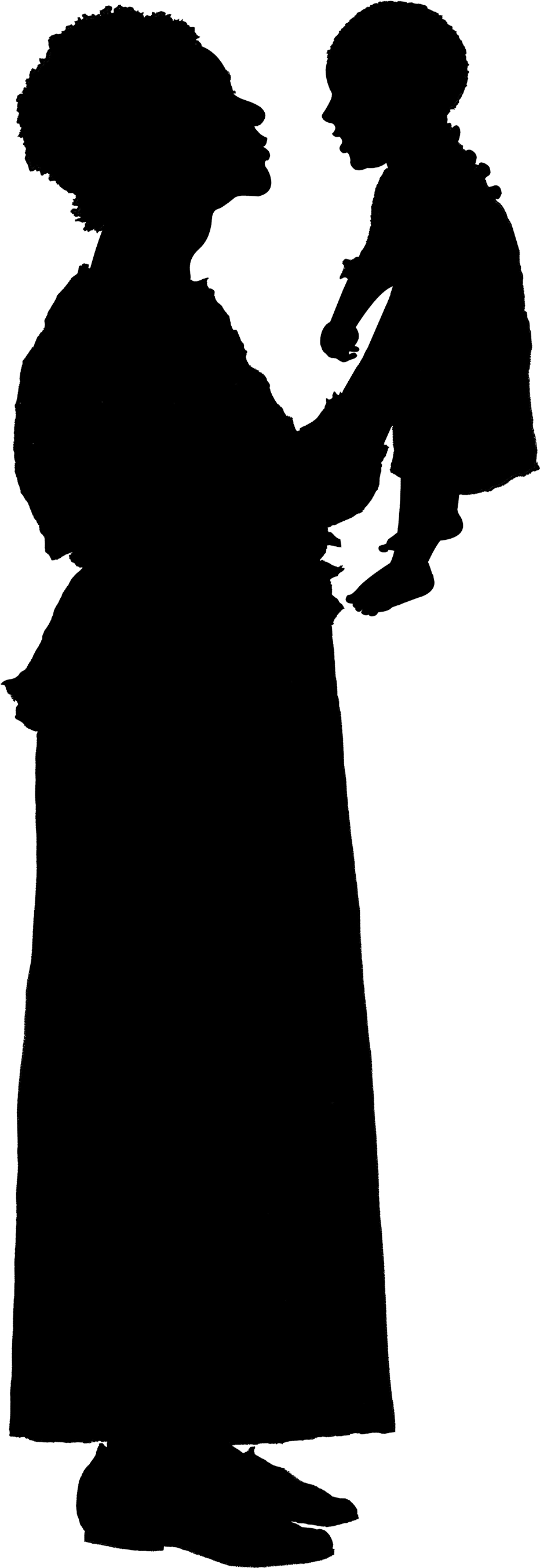 In Bondage At George Washington's Mount Vernon - Middle Aged Woman Silhouette (1800x2706)