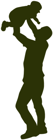 Father Picking Son Silhouette - Siluetas De Un Padre (512x512)