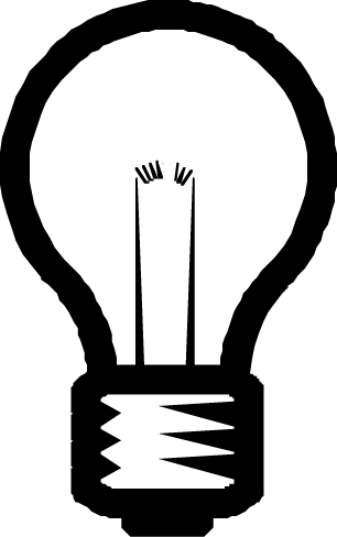 Burned Out Light Bulb - Incandescent Light Bulb (306x488)