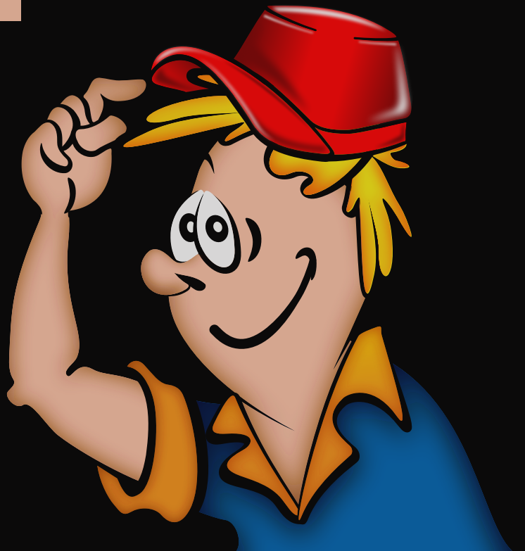 Image For Boy In Red Cap People Clip Art People Wearing - No Hat At School (746x783)
