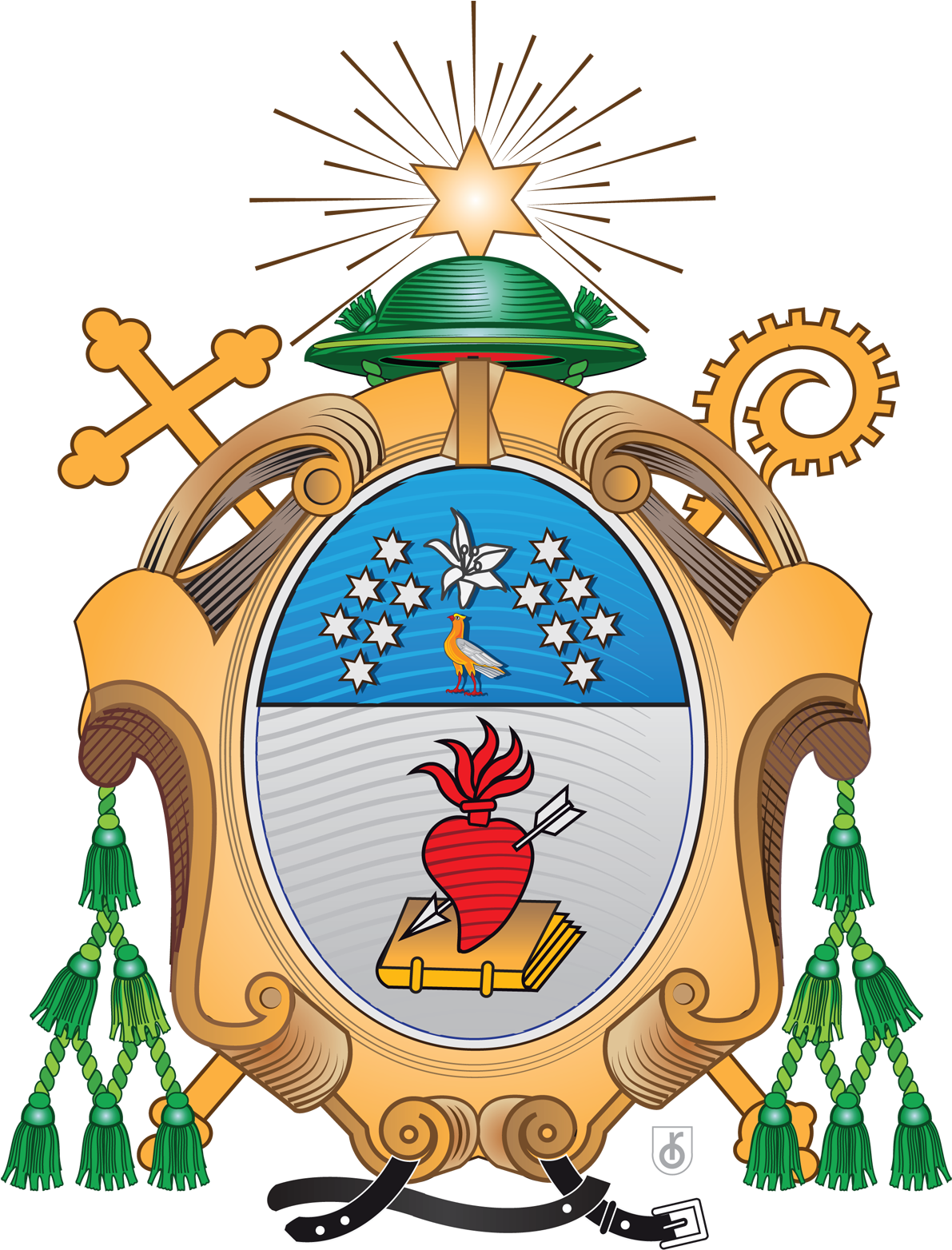 Escudo De Armas De La Provincia San Agustín De La Orden - Nicholas Of Tolentino (1200x1569)