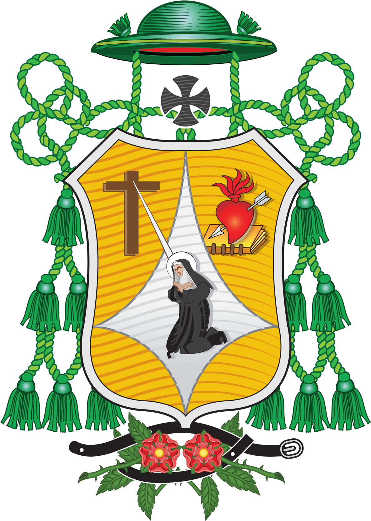 Escudo Provincia Santa Rita De Casia - Agustinos Recoletos Provincia Santa Rita De Casia (1200x1677)