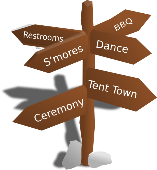 Camping Signsclipart (552x598)