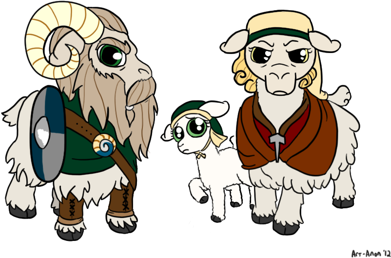 Aa, Ewe, Lamb, Non-pony Oc, Oc, Oc Only, Original Species, - Cartoon (900x675)