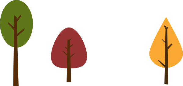 Fall Tree 2 Clip Art At Clker - Circle (600x284)