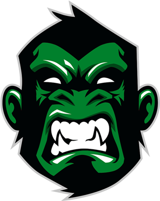 Slider Gorilla Head A - Gorilla Head (350x394)
