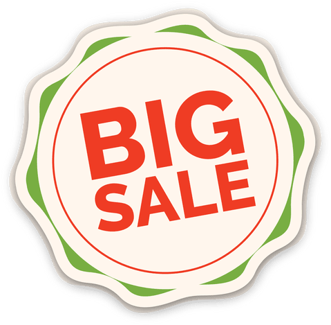 Colorful Big Sale Label - Free Vector Label (512x512)
