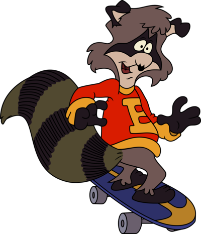 Bert Raccoon By Fuchsrobinhood-d89kgdd - Digital Art (400x466)