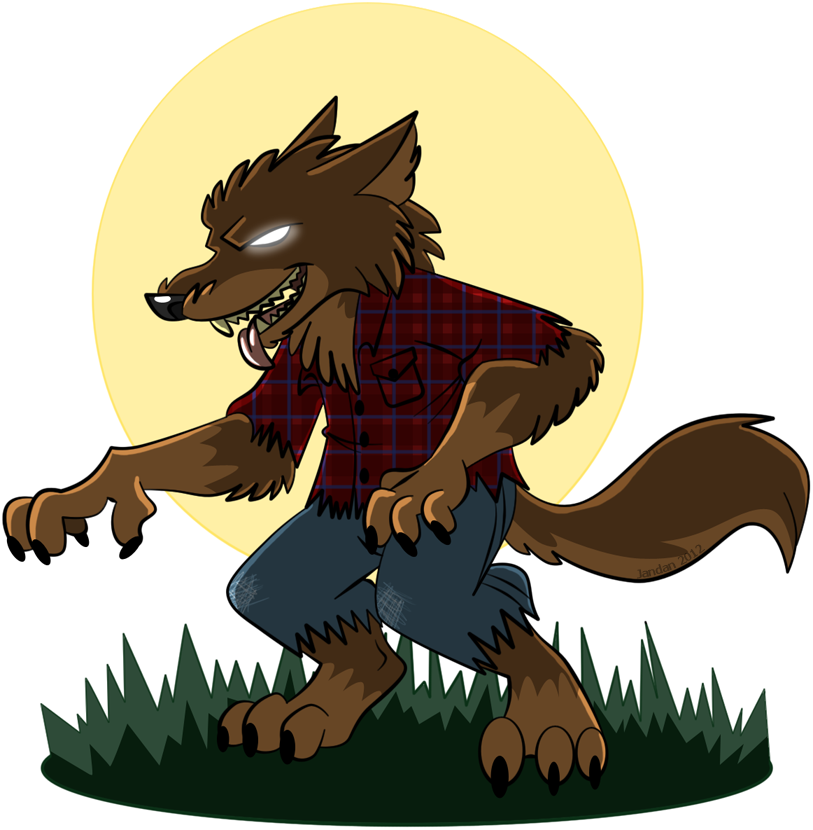Cartoon Werewolf Tattoo Design By Jandan Nabyn - Cartoon Werewolf (813x830)