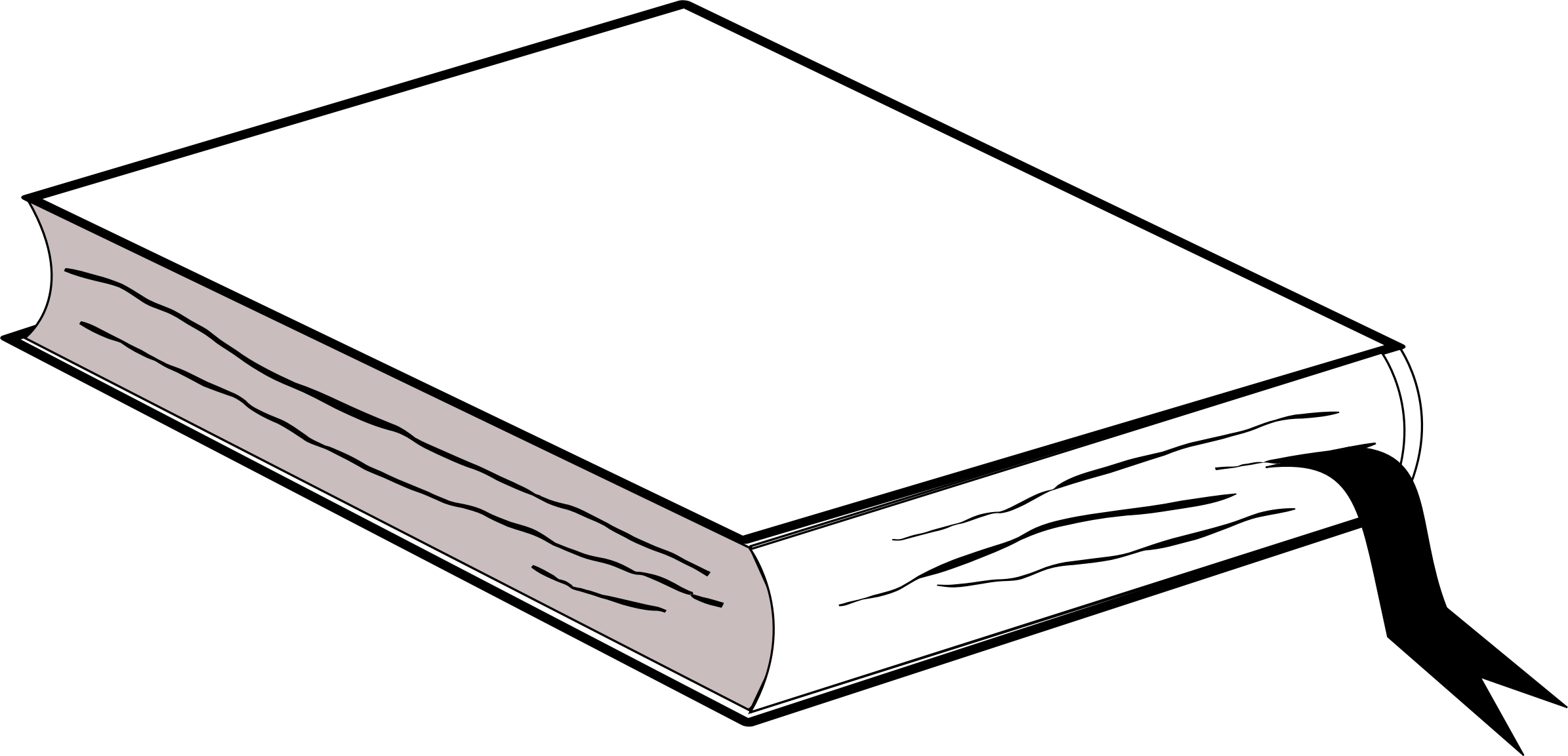Big Image - Clip Art Of Bookmark (2390x1153)