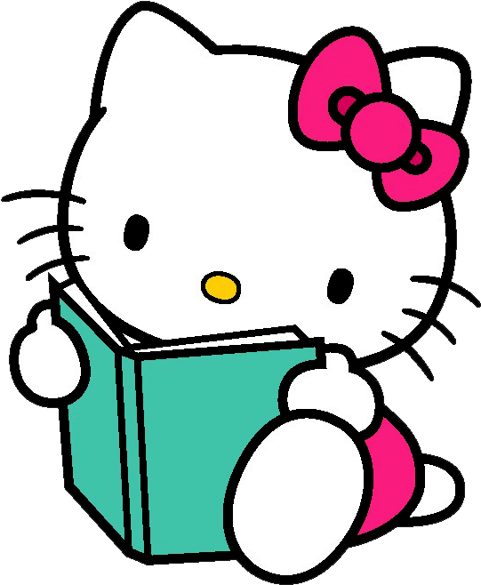 Hello Kitty Online Book Clip Art - Back To School Hello Kitty (557x677)