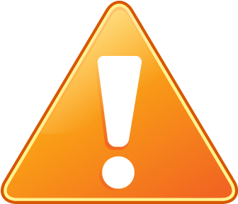 Sign Warning02 Orange - Warning Sign Orange (442x442)
