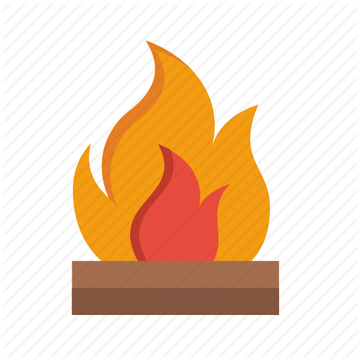 Free Shapes Icons - Fire Flat Icon Png (512x512)