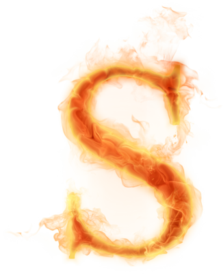 Blog S Firework Glossary Letter Of The Day - Burning Letter S Png (326x400)