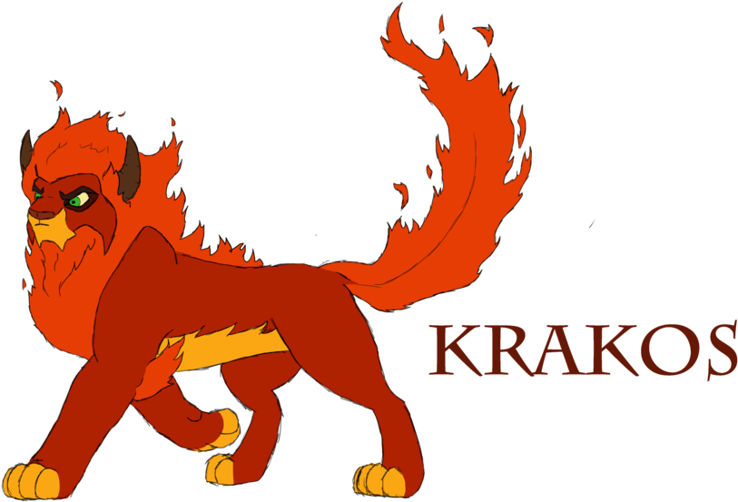 Krakos, The God Of Fire By Fireleviathan - Infinite Stratos (900x644)