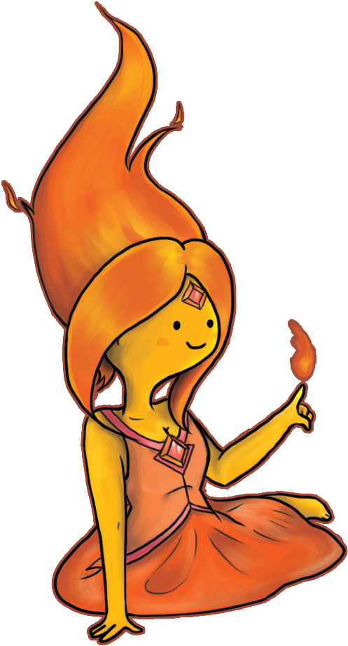 Adventure Time Flame Princess By Fire Bucks - Princess Of Fire Adventure Time (750x1100)
