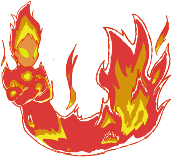 Fire By Sonicandgunso - Illustration (720x576)