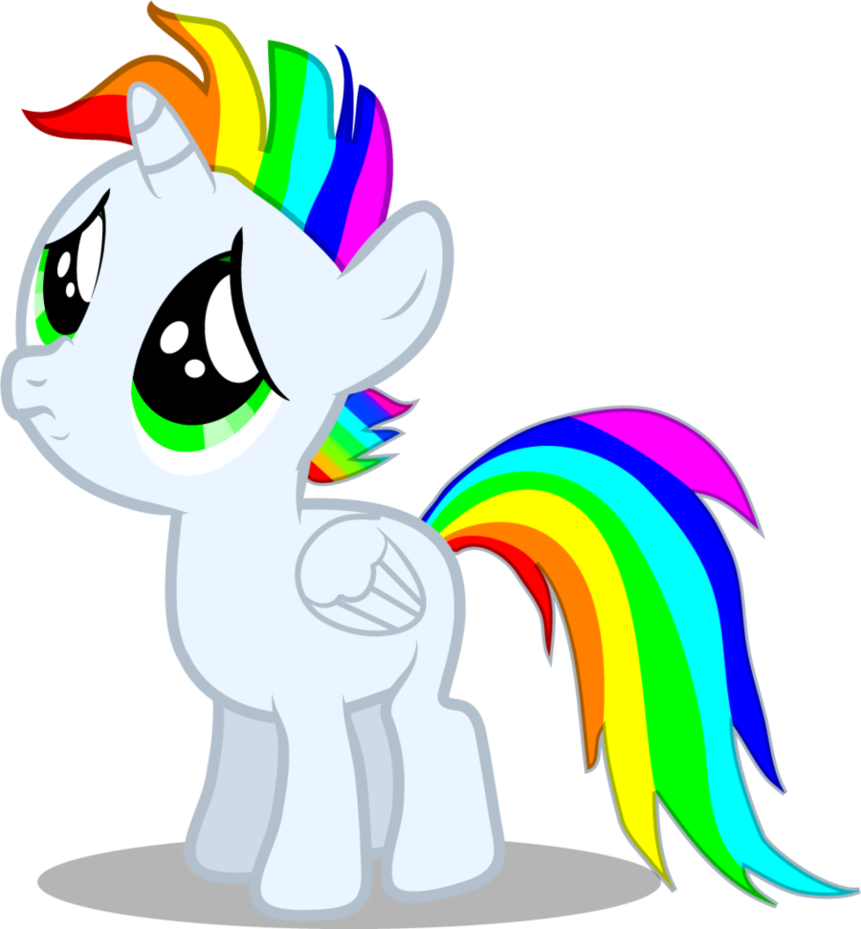 Sad Eyed Rainbow Starshine By Creshosk - Rainbow Dash Cutie Mark (861x929)