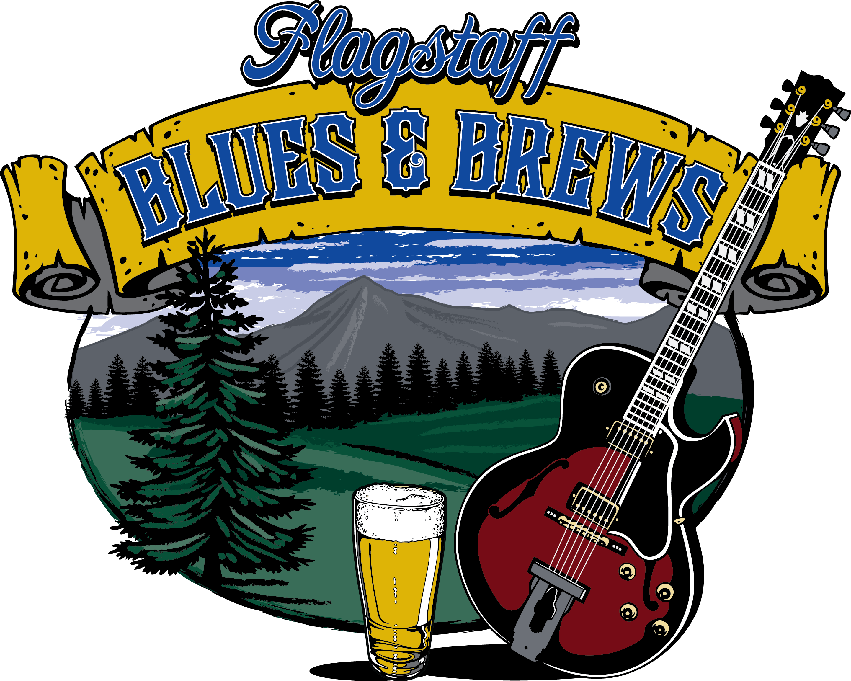 Flagstaff Blues And Brews Festival Presented By Peak - Illustration (2883x2307)