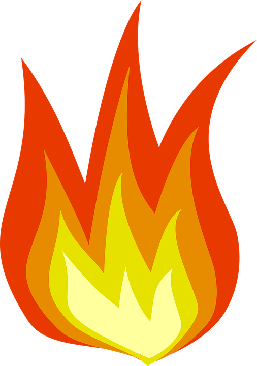 Collection Of Fire Cartoon - Fire Clipart Transparent Background (506x720)