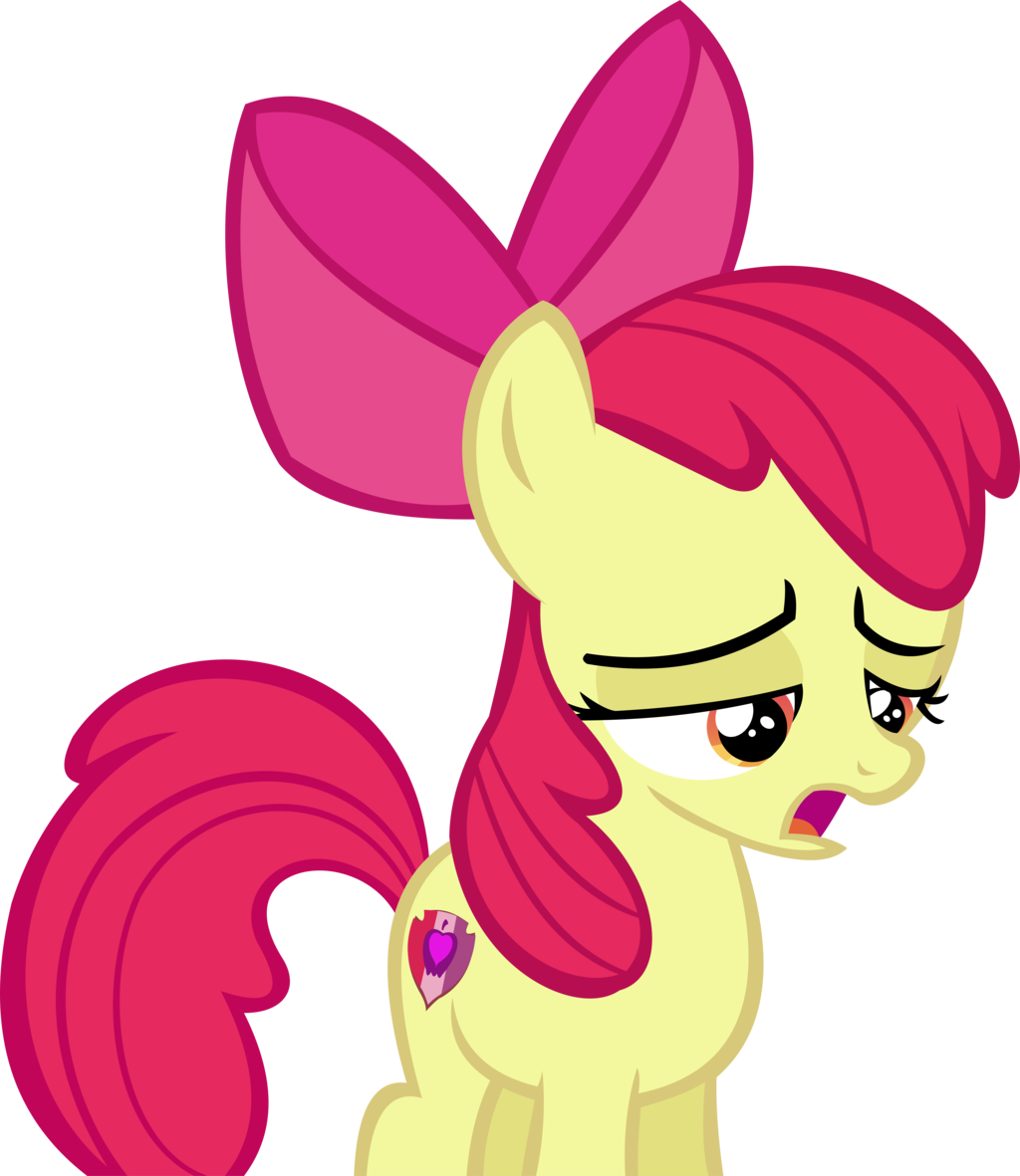 Apple Bloom Vector - Apple Blossom My Little Pony (1024x1181)
