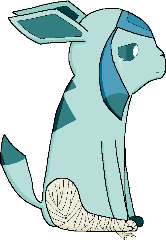 Sad Glaceon By Emiko-eevee - Illustration (996x1010)