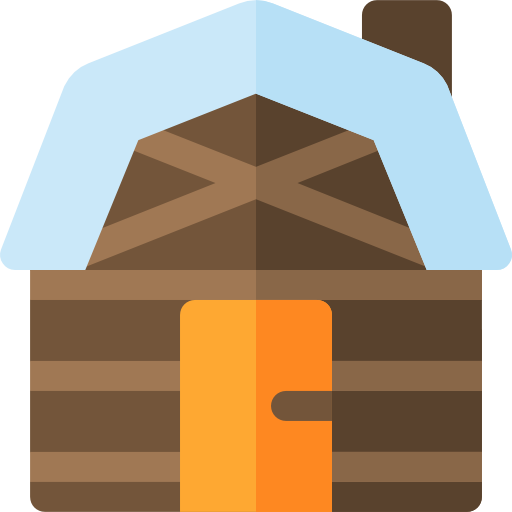 Wood House Free Icon - Illustration (512x512)