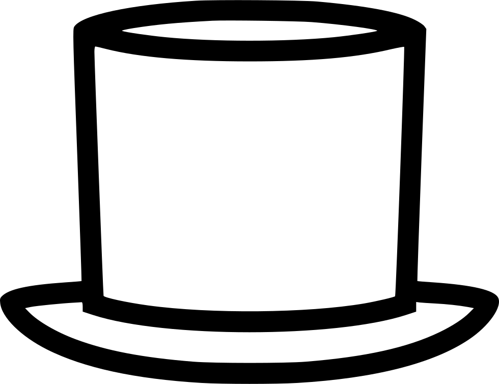 Clip Art Top Hat Vector Graphics Clothing - Hat (980x754)