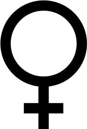 Female Dog Icon - Venus Symbol (540x540)