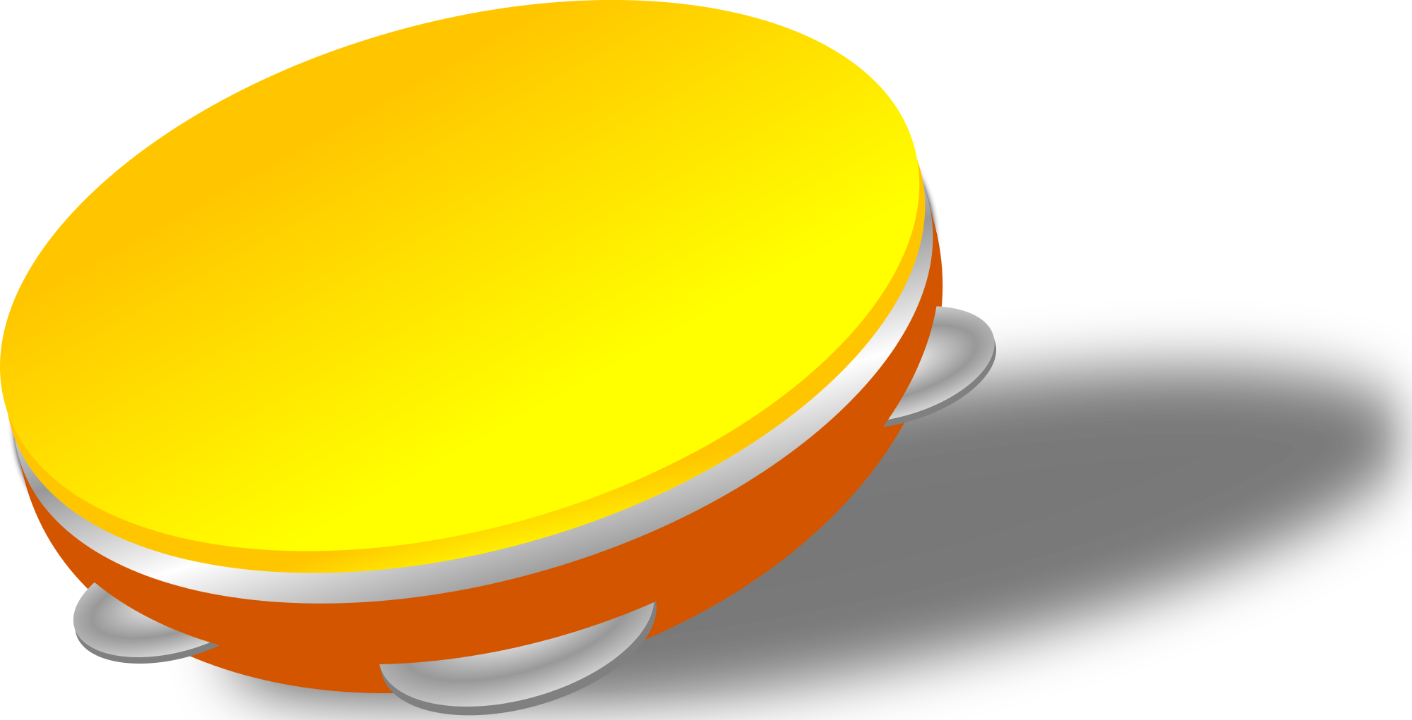 File - Pandeiro - Svg - Pandeiro Png (2000x1021)