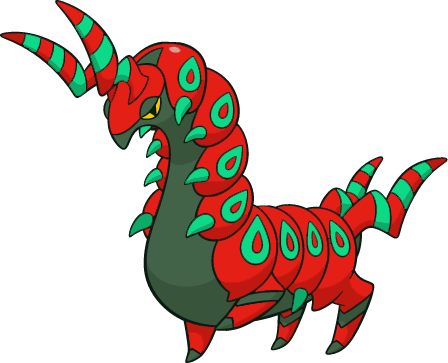 Big Red Firetruck , - Shiny Scolipede (448x363)