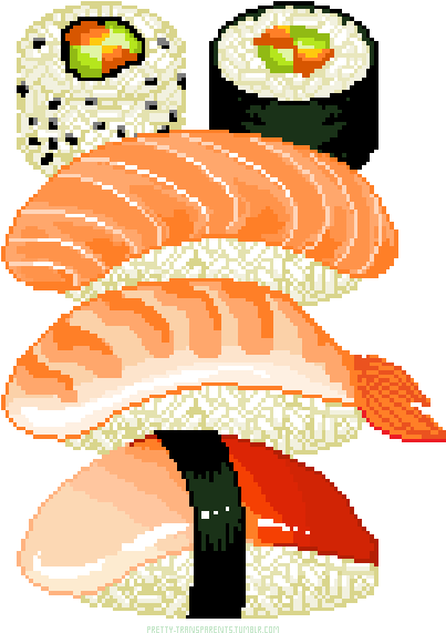 Sushi すし - Sushi Tumblr Transparent (500x677)